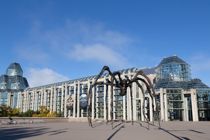Ottawa Small Group Walking Tour with Cruise and Art Gallery - Meeting the giant spider at the National Gallery