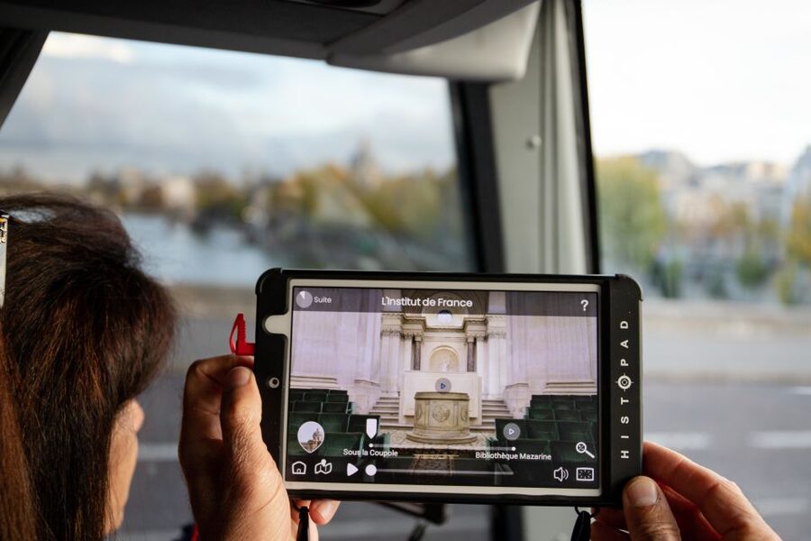 Paris: Audio-Guided Bus Tour & Seine River Cruise - The Seine cruise on a glass trimaran: views from a very different angle
