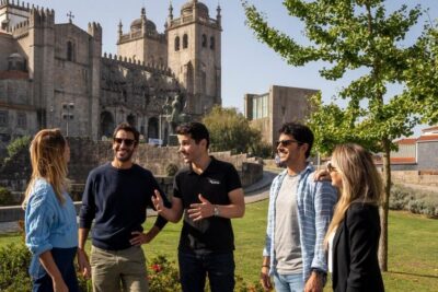 Porto: Helicopter Ride, Guided Walking Tour & River Cruise - Guided walk: São Bento, Bolhão Market, and Ribeira on your terms