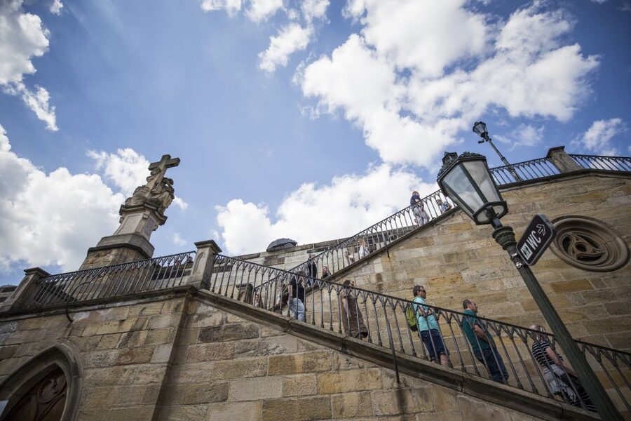 Prague: 3–Hour Castle Grounds Walking Tour and River Cruise - St. Vitus Cathedral and St. George Basilica: what to watch for