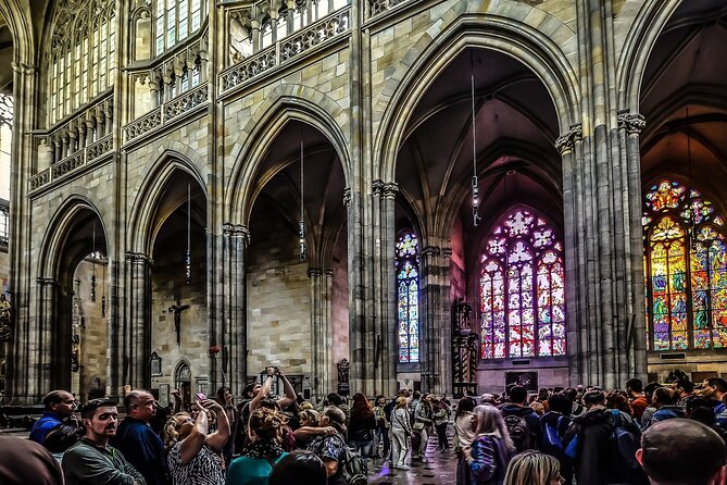 Prague DeLuxe Tour: Views, Hidden Gems, Tastings & River Cruise - Prague Castle Gates, St. Vitus Cathedral Exterior, and a Lobkowicz Wine Toast
