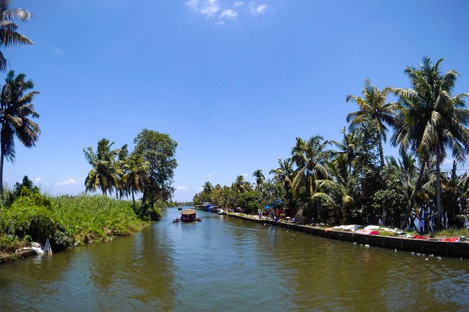 Private Alleppey Backwater Houseboat DayTour with Taxi from Kochi - Boarding the Houseboat: Shaded, Not Air-Conditioned