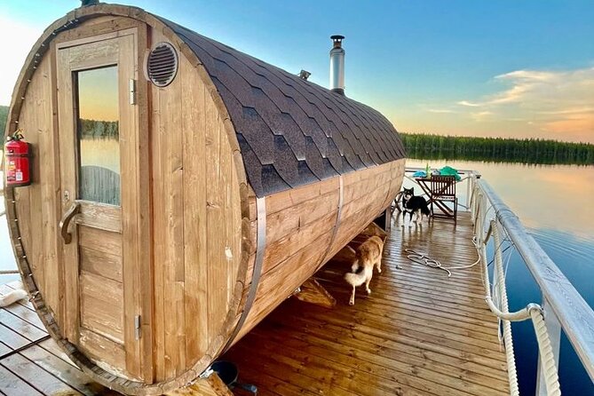 Private Traditional Finnish Sauna Boat Scenic River Cruise - The cool part: lake swimming without overthinking it