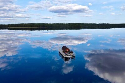 Private Traditional Finnish Sauna Boat Scenic River Cruise - Inside the traditional Finnish sauna boat experience