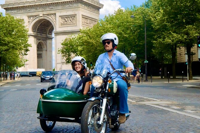 Retro Side-Car Tour in Paris and River Cruise - Hotel pickup, small group size, and how the 3 hours usually feel