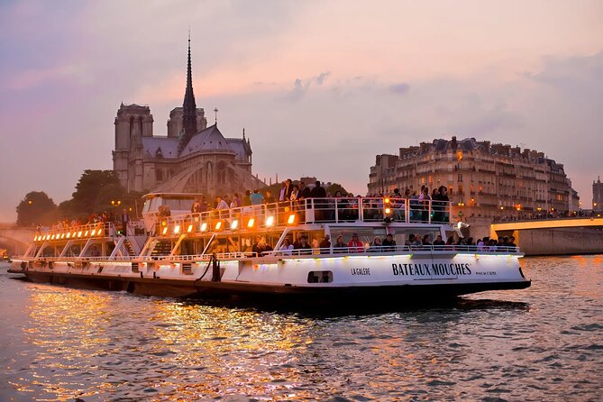 Retro Side-Car Tour in Paris and River Cruise - Seine river cruise ticket: what’s included, and where time can slip