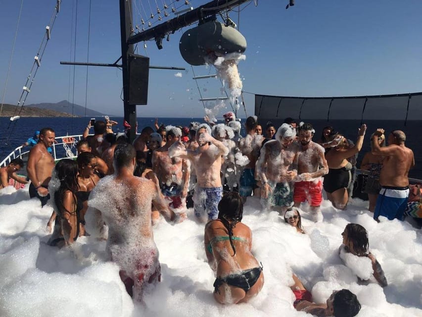 River Cruise Tour Lunch Soft Drinks Foam Party Caretta Swim - Back to Bosphorus: One More Swim to Cool Down
