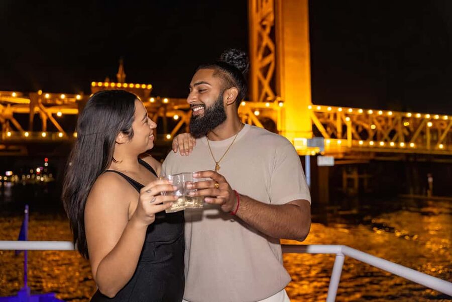 Sacramento: City Cruises Rock The Yacht River Cruise - The I Street Bridge pass-by: cruising rhythm you can actually enjoy