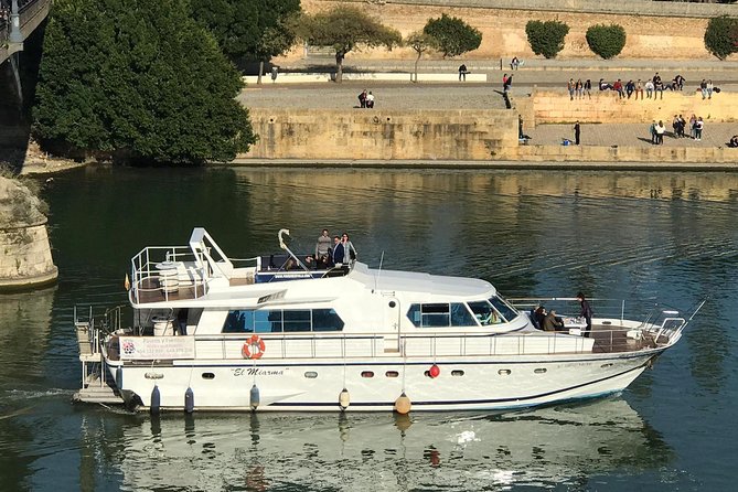 Seville: Cruise along the Guadalquivir River with appetizer - The appetizer-and-drink deal: Jabugo ham, aged Manchego, and a real value check