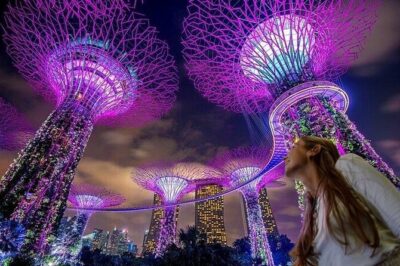 Singapore Guided Night Tour with 2 Light Shows & River Cruise - The riverwalk story stops: Police Station color, Raffles, and old bridges