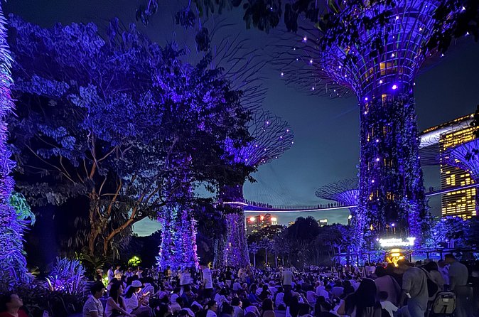 Singapore River Cruise, Night Garden Rhapsody and Spectra Tour - Where the night ends: hotel drop-off or Lau Pa Sat