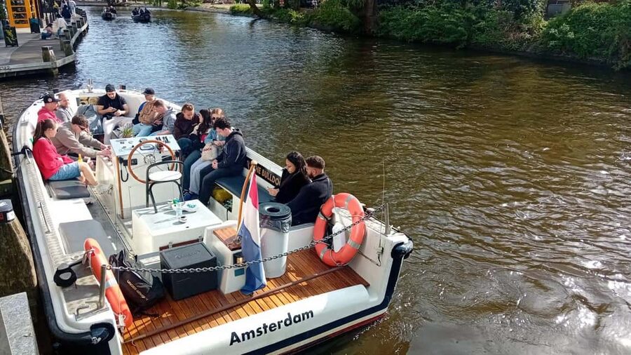 Smoke & Boat Amsterdam - The Official 420 Canal Cruise - The 1-hour open-air sunset cruise: comfy, classic, and weather-dependent