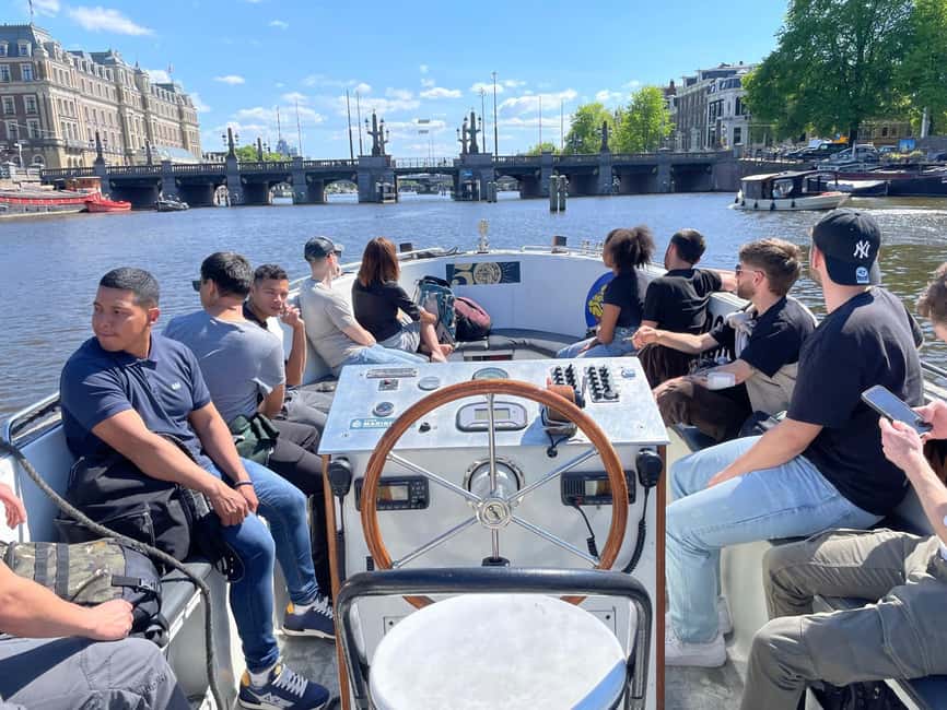 Smoke & Boat Amsterdam - The Official 420 Canal Cruise - Skip-the-line style boarding and what “1 hour” really means