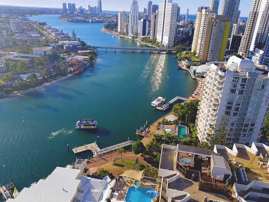 Surfers Paradise: Gold Coast Afternoon River Cruise 4pm - Cruise scenery: canals, Broadwater, and the Surfers Paradise luxury look