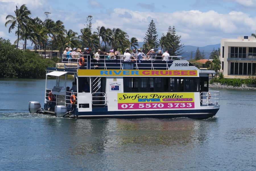 Surfers Paradise: Gold Coast Afternoon River Cruise 4pm - Main Beach area and the wildlife search (dolphins and sea eagles)