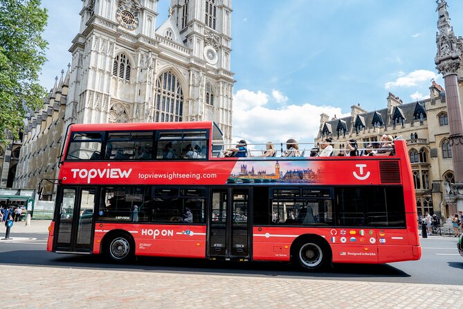 TopView® 24 Hr Hop on Hop off Bus Tour with River Cruise & Walks - Starting point at Marble Arch: West End without the overwhelm