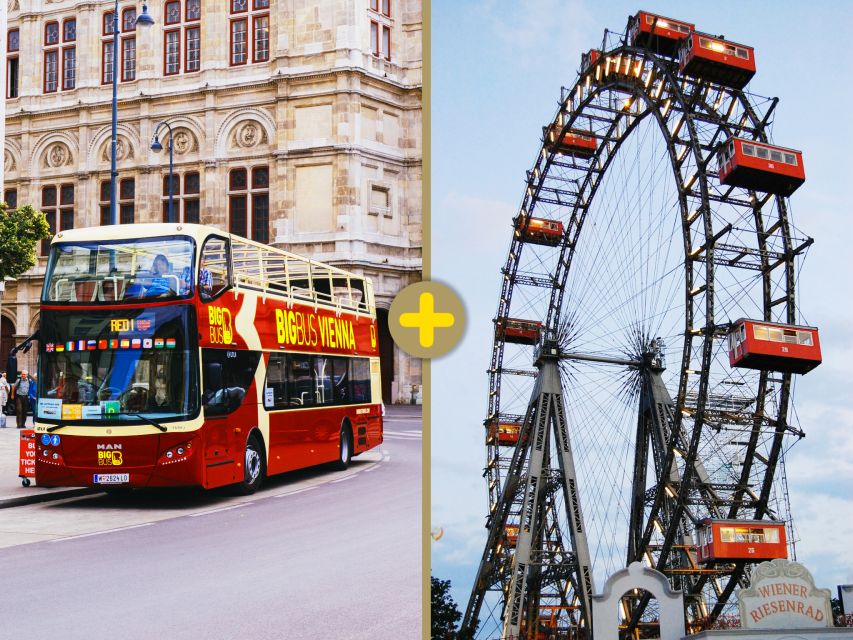 Vienna: Hop-on Hop-off, Ferris Wheel, and River Cruise - Hop-on hop-off City Route: where the day gets its bearings