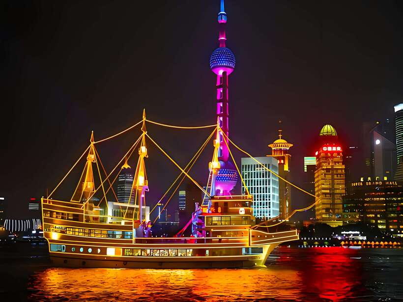 Zhujiajiao Water Town Private Tour with Night River Cruise - Back to Shanghai: the Bund setting for nighttime views